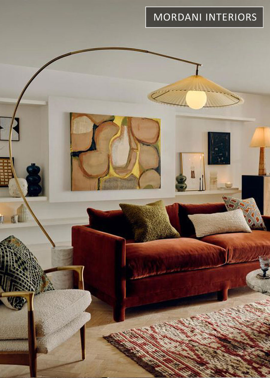 Cider Orange Velvet Upholstery Fabric